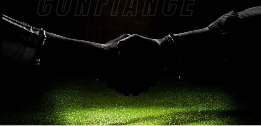 Confiance — une poignée de main