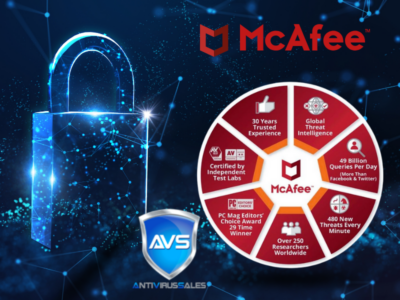 Mcafee Antivirus 1 PC Dernière Version 1 An