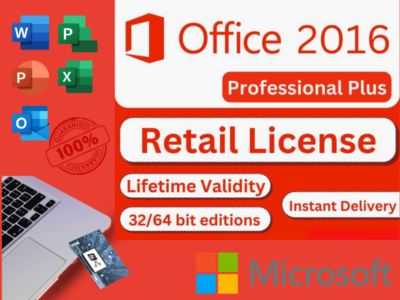 Véritable Clé Microsoft Windows 10 Professionnel - Validité À Vie Pour 1 PC