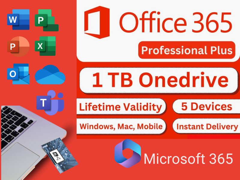 Véritable Clé Microsoft Windows 10 Professionnel - Validité À Vie Pour 1 PC